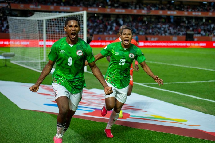 L’attaquant Malgache Feno Hassina a ouvert son compteur but en demi-finale du Championnat d’Afrique des Nations