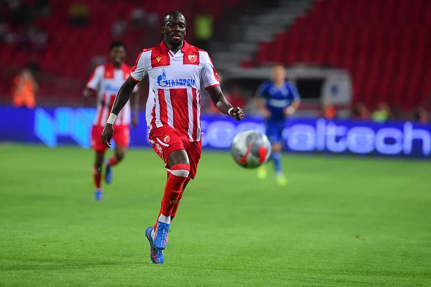 Le Sénégalais Chérif Ndiaye inscrit son premier but en championnat avec l’Étoile Rouge de Belgrade