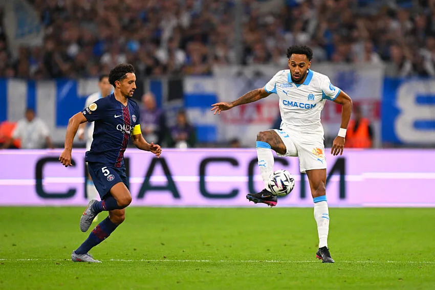 OM surprend le PSG au Vélodrome : Aubameyang rayonne après une victoire historique